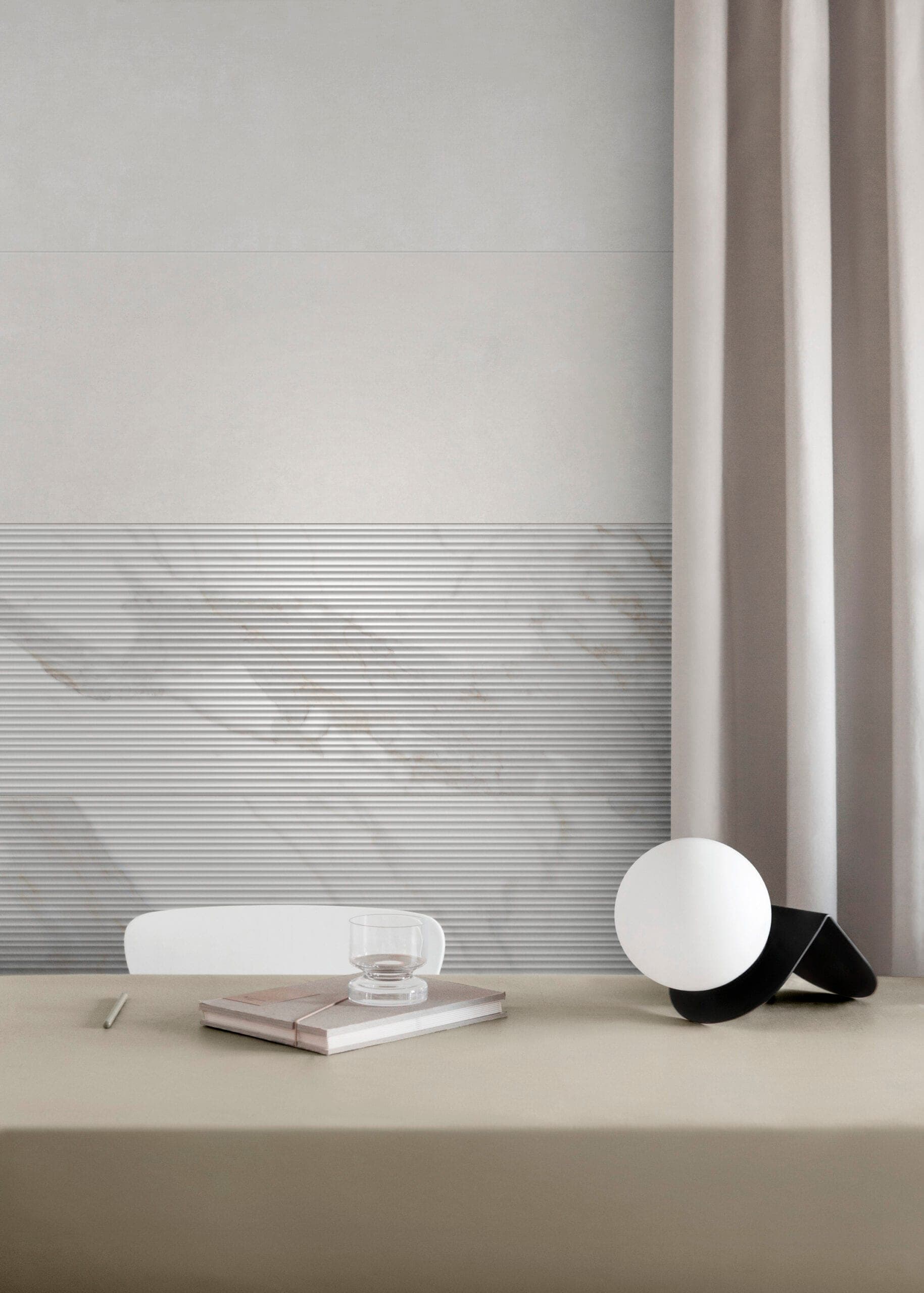 Mixed Struttura Mikado 3D Statuario Venato 40 × 120