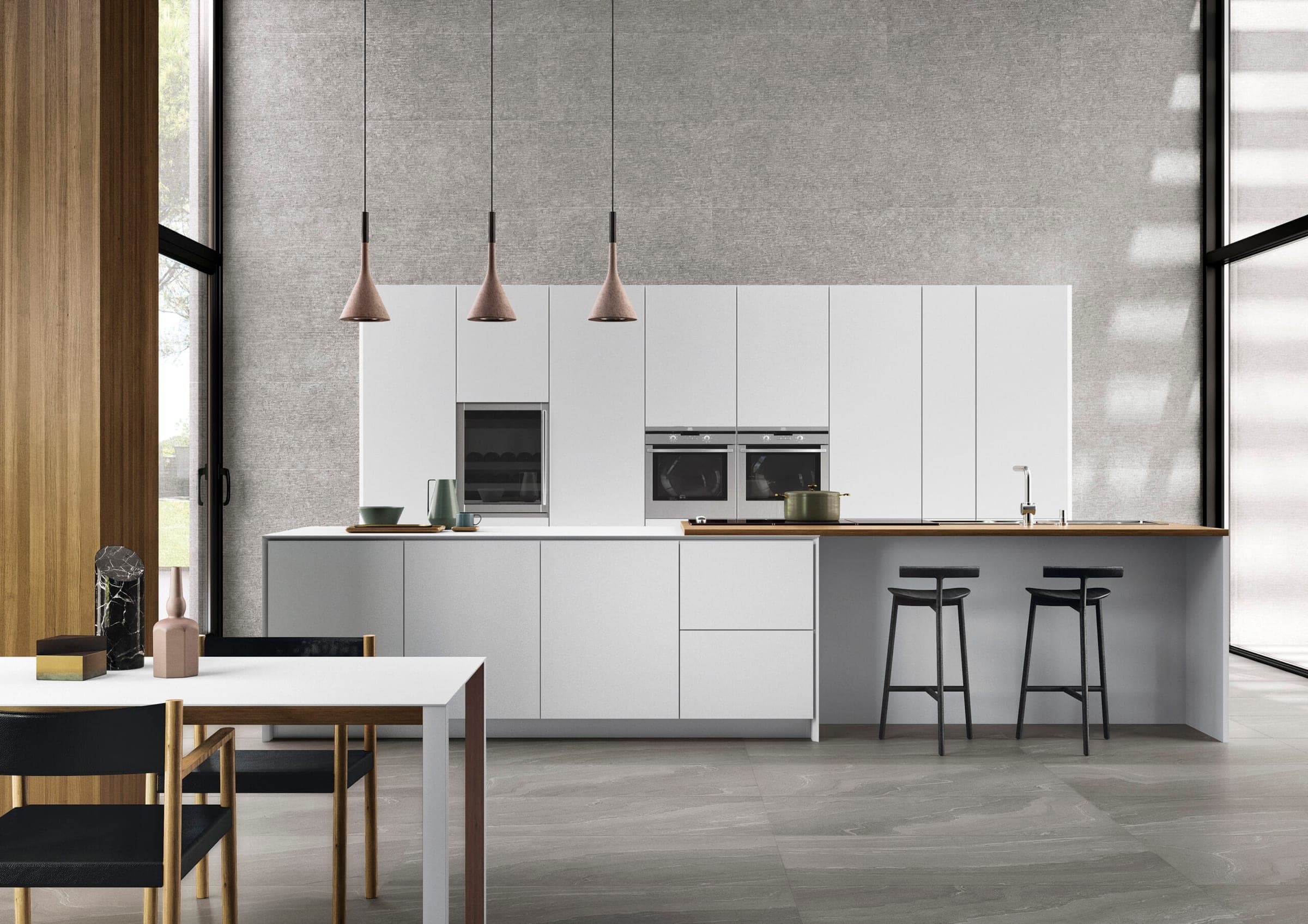 Stone Talk Rullata Grey 60 × 120 / Stone Talk Minimal Grey 60 × 120