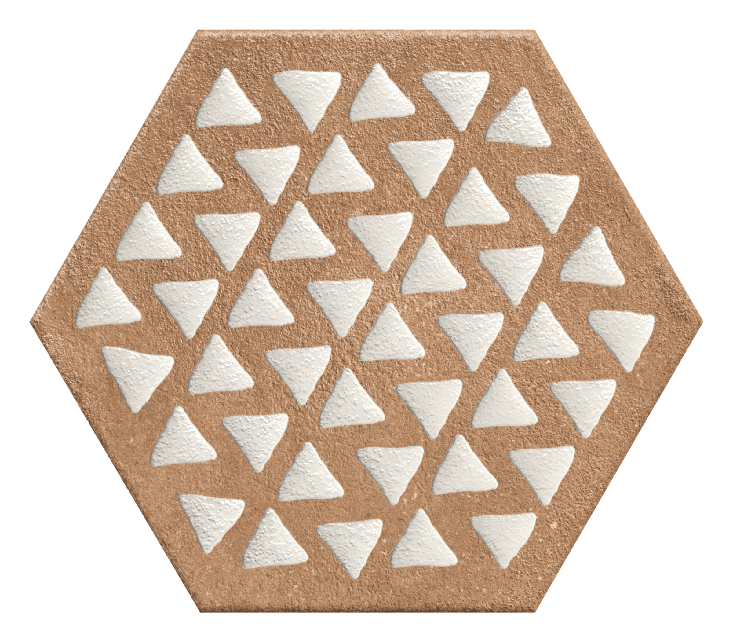 Terracreta Esagono Intarsio Chamotte 25×21.6