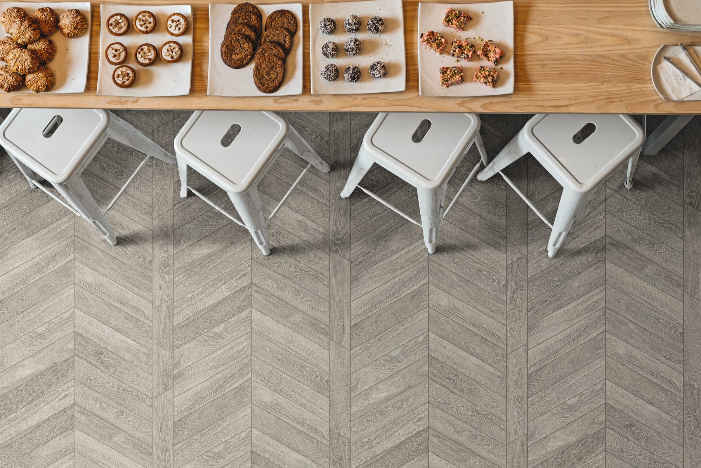 Woodchoice Chevron Salt 11 × 54